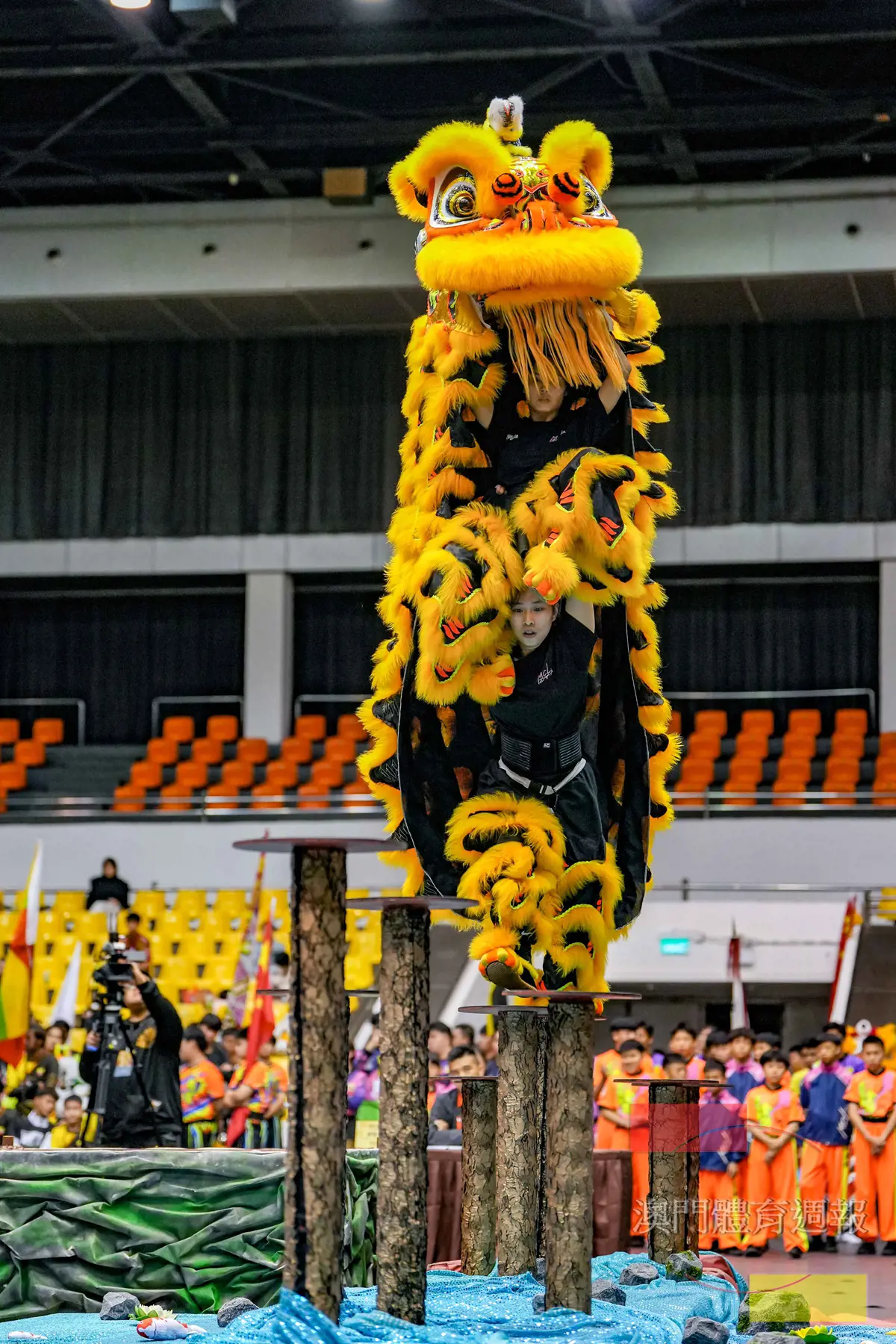 副2 澳門麥旨樑龍獅隊呈獻高難度的樁陣演出.jpg